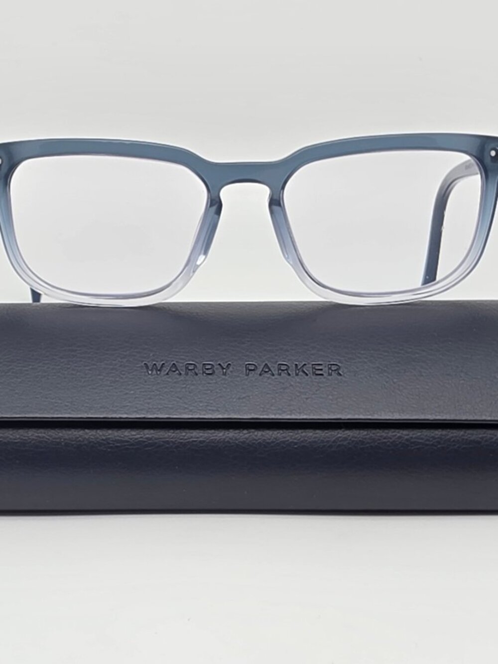 Warby Parker Melton M 748 Caspian Crystal Fade Eyeglasses Frame w Case 51-16-145